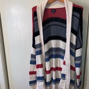 Tie around cardigan